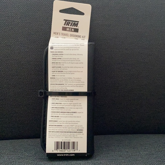 Men’s Travel Grooming Kit Trim - Picture 2 of 2